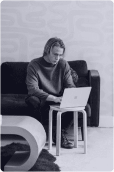 Guy with laptop